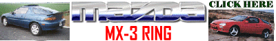 The Mazda MX-3 Ring